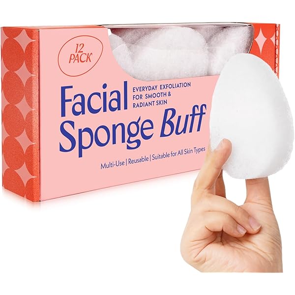 Amazon.com: Jacent Mini Exfoliating Sponges: Square Facial