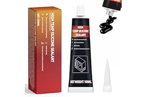 INNOVAYOU 100ml Black Oven Heat Resistant Glue, Heat Resistant Glue up to 570°F, Fixes Cracks, High Temp Glue Suitable for Ov
