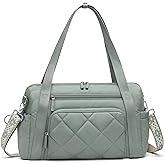 SYTRAH Gym Bag for Women, Duffle Weekender Bags for Travel, Lightweight Weekender Tote with Wet Pocket for Sports, Workout and Dance Green