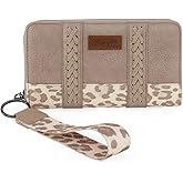 X Wrangler Wristlet Western Wallet Boho Aztec Credit Card Holder for Women