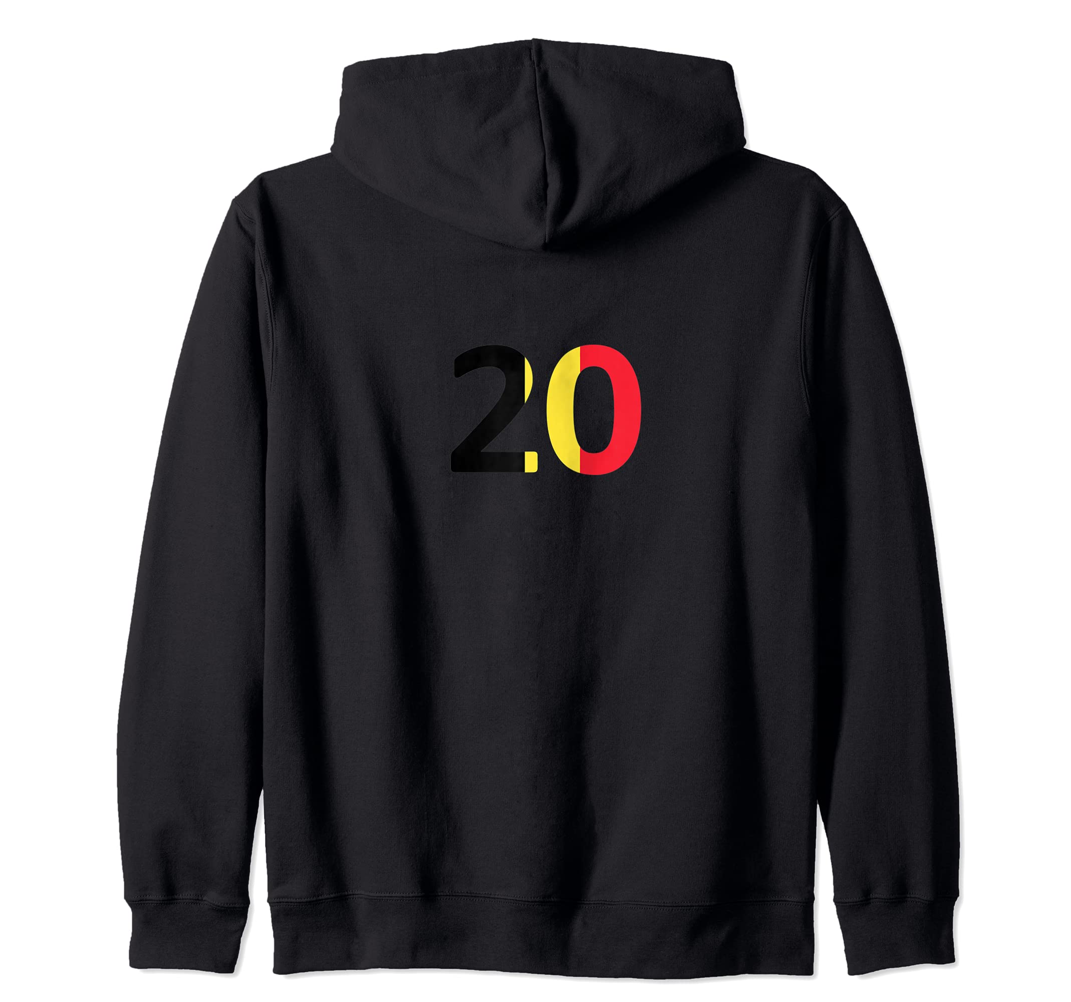 Flag Belgium Zip Hoodie