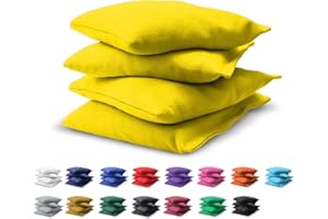 GoSports Official Regulation Cornhole Bean Bags Set (4 All Weather Bags) - 16 Colors Available