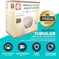 Premium Elastic Tubular Medical Bandage - Size D