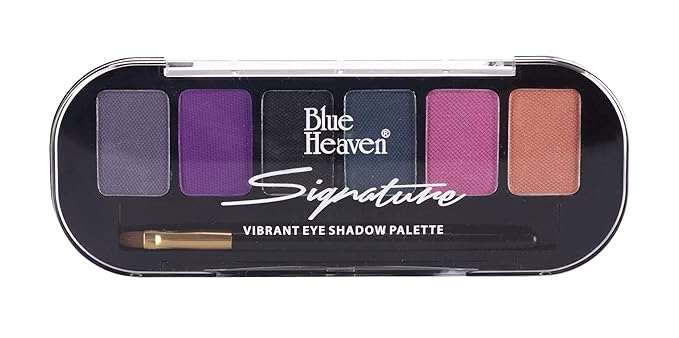 Blue Heaven Signature 6in1 Vibrant Eyeshadow Palette 01, Multicolor, 8 g