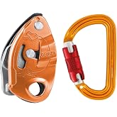 PETZL GRIGRI Rock Climbing Belay Device | With Cam-Assisted Blocking for Sport, Trad, &amp; Top-Rope Climbing