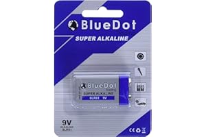 BlueDot Trading Heavy Duty 9 Volt Batteries, 3 Count