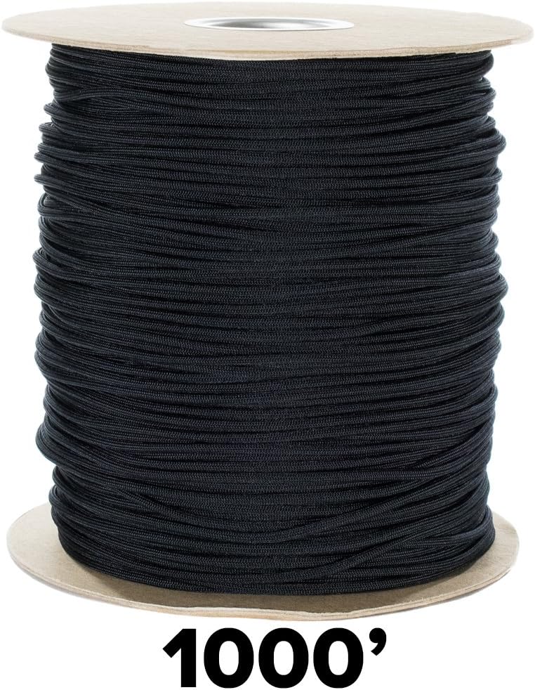 GOLBERG 550lb Parachute Cord Paracord - 100% Nylon Mil-Spec Type III Paracord – Authentic Mil-Spec Type II MIL-C-5040-H Paracord - Used by The US Military : Sports & Outdoors