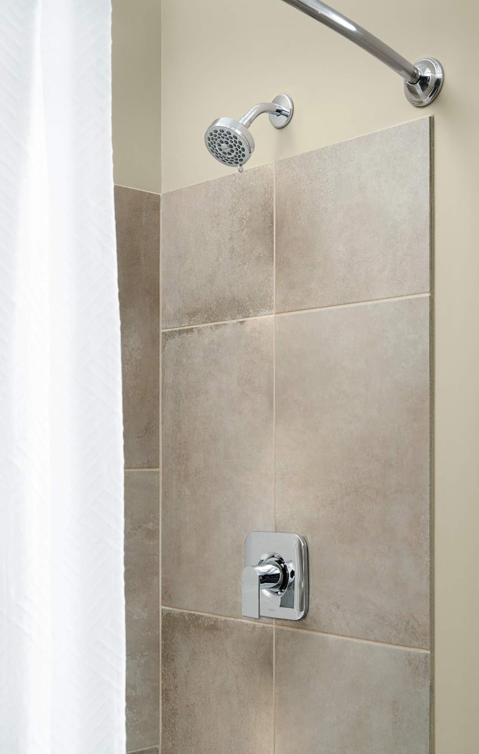 Moen T2473EPBL Genta Posi-Temp Pressure Balancing Eco-Performance Modern Tub and Shower Trim, Valve Required, Matte Black - - 