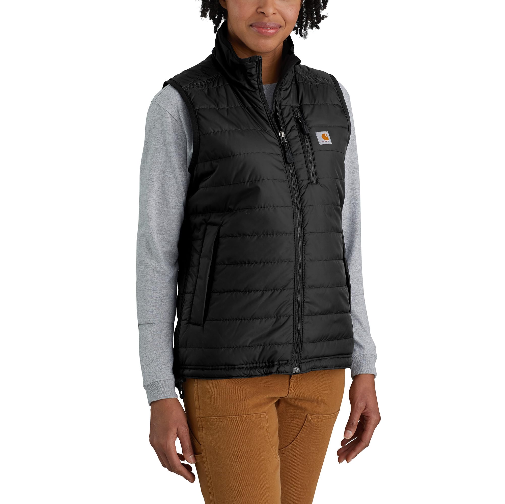 Photo 1 of Carhartt Mens Gilliam Vest (Regular and Big & Tall Sizes) Outerwear, Black, Large US