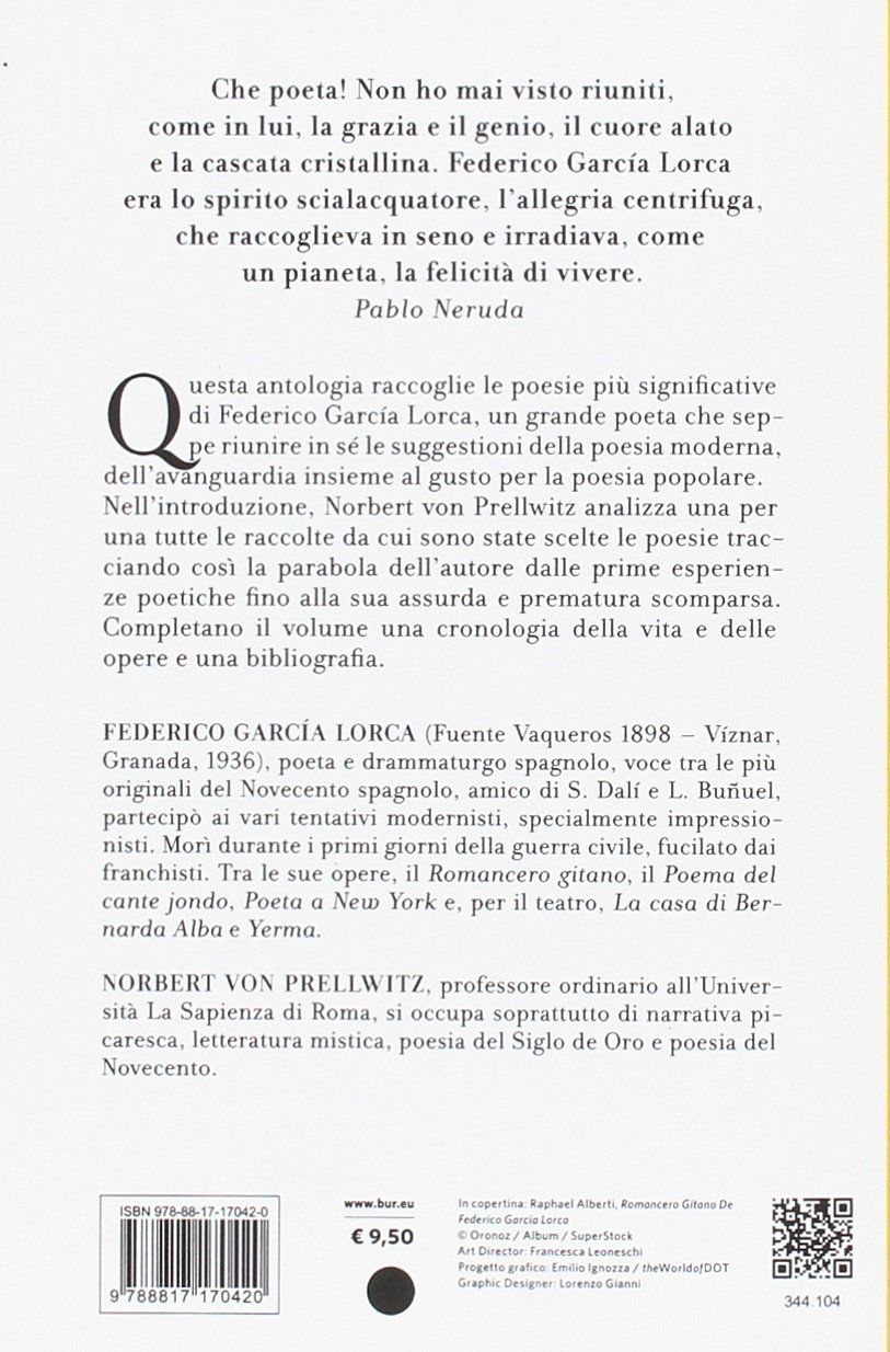 Poesie Lorca In Spagnolo Poesie Image