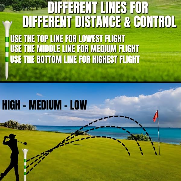 AGAINST THE GRAIN 500 PACK PLASTIC GOLF TEES BULK (3-1/4″) BEST UNBREAKABLE GOLF TEES FOR MEN & WOMEN – PREMIUM GOLF BALL TEES FOR GOLF DRIVERS REUSABLE PLASTIC TEES