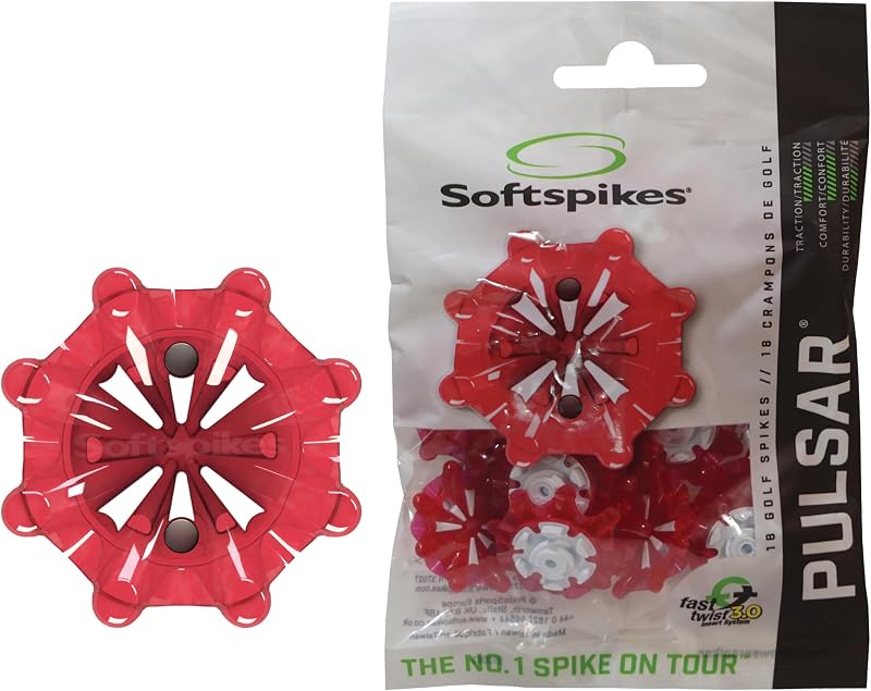 Pulsar Fast Twist 3.0 Red Spikes Cherry White Bag of 1 Set UK
