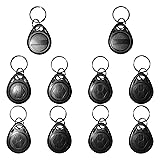 XIXEI 10 pcs Writable 125kHz RFID Keyfob Proximity