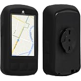 kwmobile Silicone Case for Wahoo ELEMNT Bolt V3 / Bolt 3 - Soft Dust Cover, Rubber Protector for Bike GPS Computer, Black