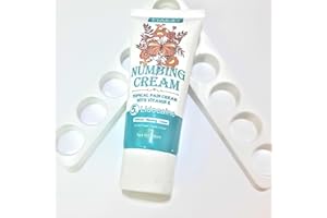 60ml Tattoo Numbing Cream for Microblading, Permanent Makeup & Piercing | Pre-Treatment Topical Anesthetic for Eyebrows, Lips