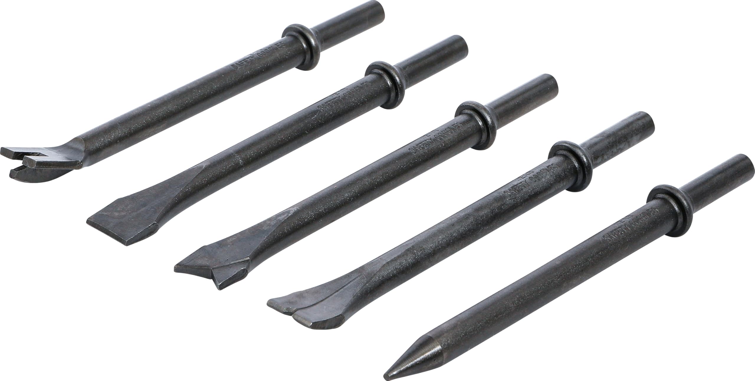 BGS 9182 | Air Hammer Chisel Set | 5 pcs.