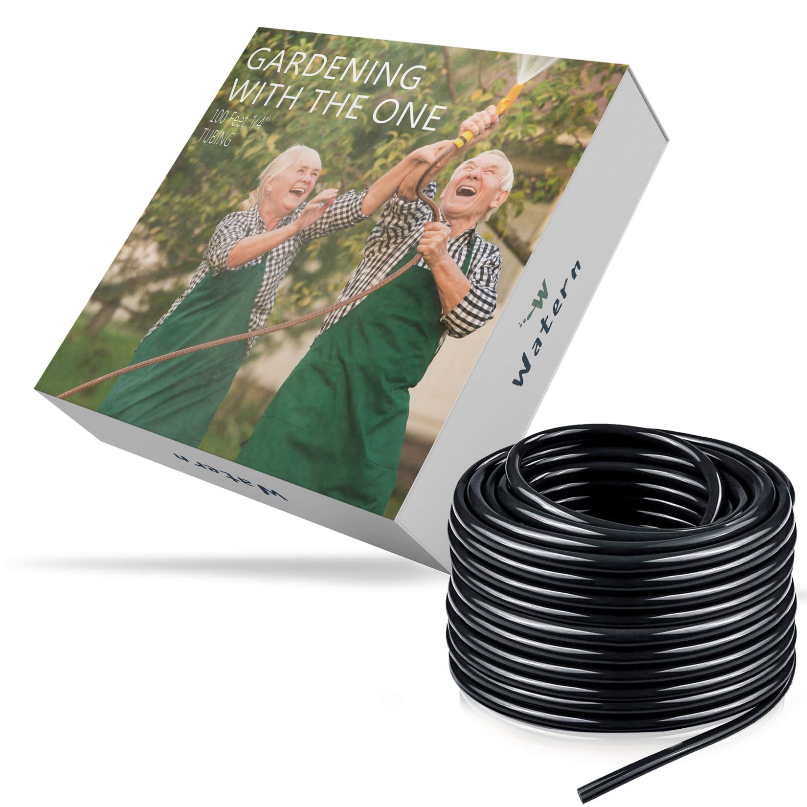 50 ft Watern 1/4 inch Blank Distribution Tubing Drip Irrigation System Hose Small Garden Watering Tube Line