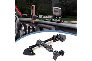 West-xingzhe Dash Phone Mount for Jeep - Interior Accessories for Jeep Wrangler JL JLU Gladiator JT,Not for 4xe