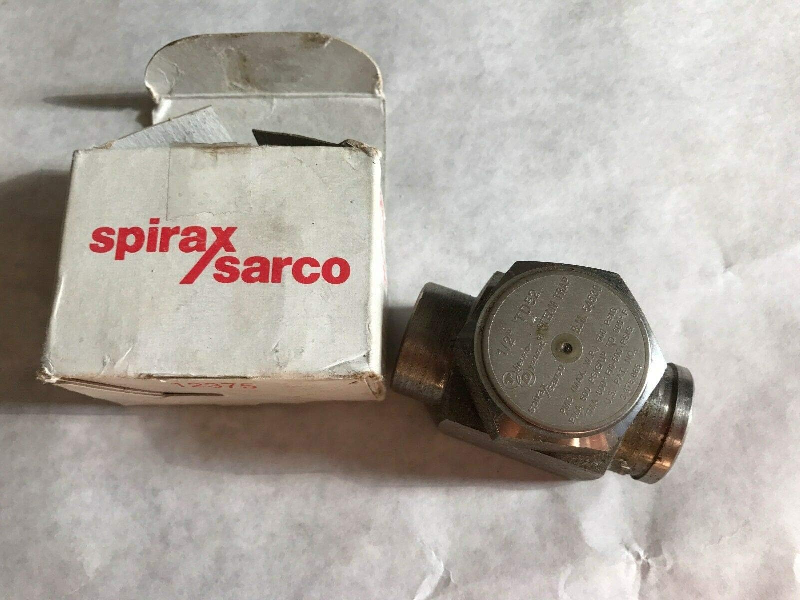 NEW 1/2" NPT SPIRAX SARCO TD52,STEAM TRAP TD 52,THERMO DYNAMIC,B.M. 54530,BW