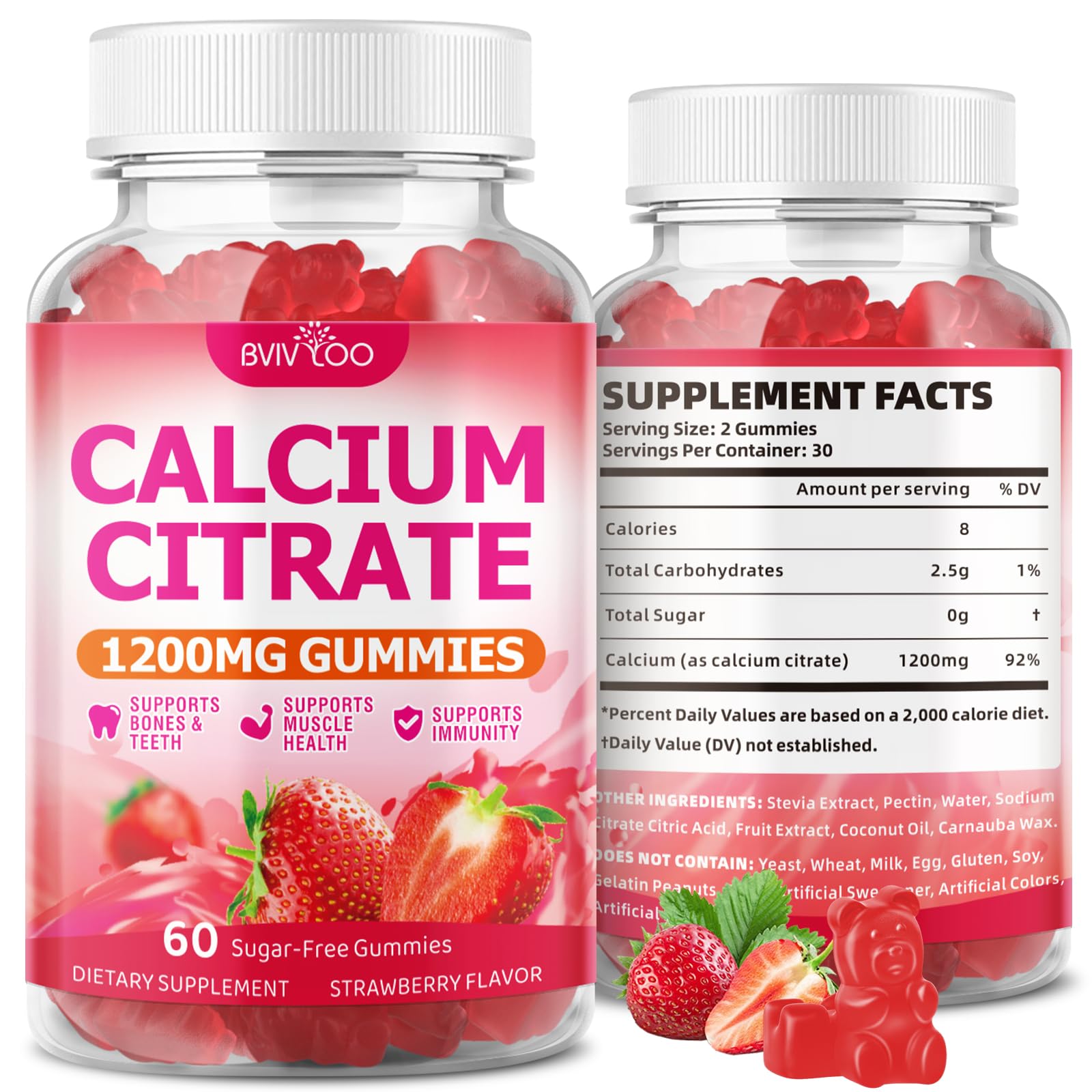 Calcium Citrate 1200 mg Gummies