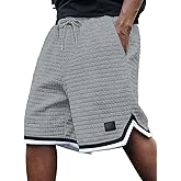 3rd hill Mens Athletic Sweat Shorts Casual Stretch Waffle Workout Gym Shorts 7" Inseam Running Basketball Short 2 Pockets