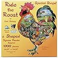 SUNSOUT INC - Rule The Roost - 1000 pc Special Shape Jigsaw Puzzle by Artist: Lori Schory - Finished Size 26.25" x 34.25" - MPN# 95880