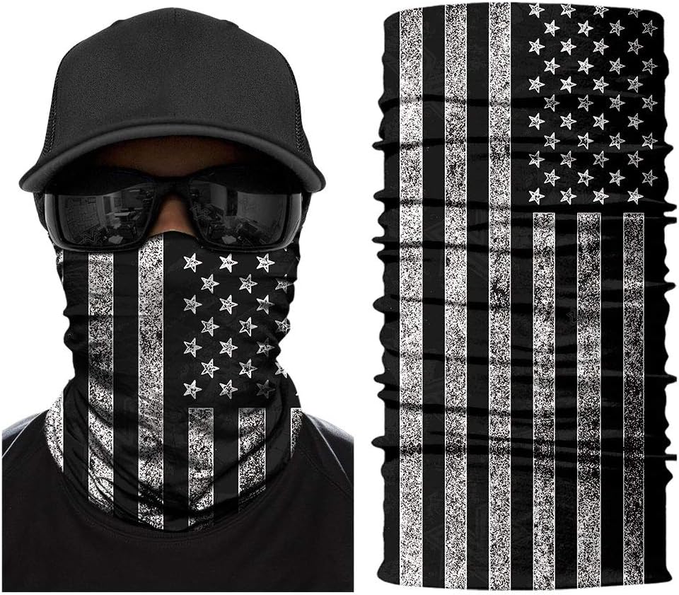 Face Bandana Scarf - Sports Headband Bandanas Skull Face Multifunctional Motorcycling Headwear