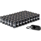 Amazon Basics Dog Poop Leak Proof Bags with Dispenser and Leash Clip, Unscented, 13" x 9", 900 Count (60 Rolls)