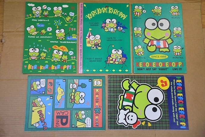 Amazon Co Jp 当時物 レトロ 日本製 サンリオ けろけろケロッピ けろけろけろっぴ ノート 5冊 まとめて ホビー