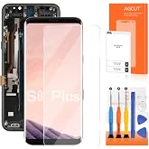 OLED for Samsung Galaxy S8 Plus Screen Replacement for Samsung S8 Plus LCD Display G955F G955A SM-G955U LCD Digitizer Touch Screen Assembly Repair Part with Frame