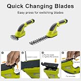 DEWINNER Cordless 2in1 Grass Shear & Hedge Trimmer Battery Charger Included view 8