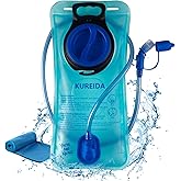 KUREIDA Hydration Bladder 2L-3L,Leak Proof Water Reservoir,BPA Free,Wide Opening, Military Water Bladder Combined with Hydration Backpacks for Biking Hiking Running Camping Climbing.