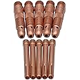 10Pcs Collet Body 10N28 (1/8") & Collet 10N25 (1/8") Consumables KIT for TIG Welding Torch 17, 18 and 26
