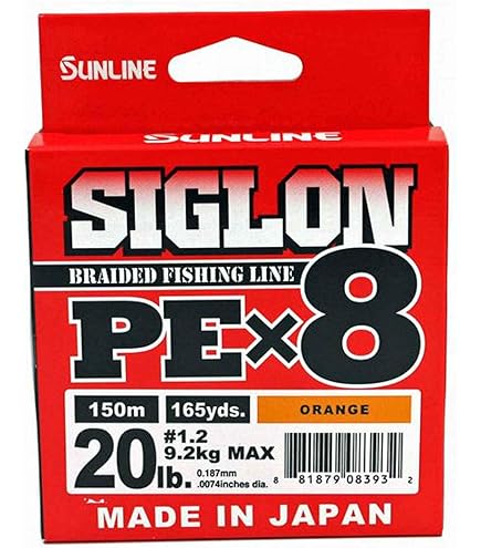 Amazon.com : Sunline Siglon PEx8 Dark Green 20 lb 165 yd