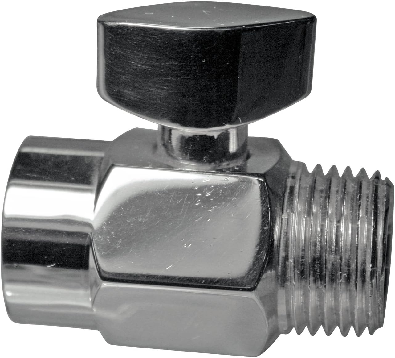 Westbrass 1/2" Shower Arm Volume Control Trickle Valve, Polished Chrome