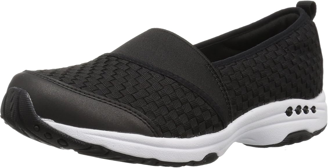 easy spirit sneakers black