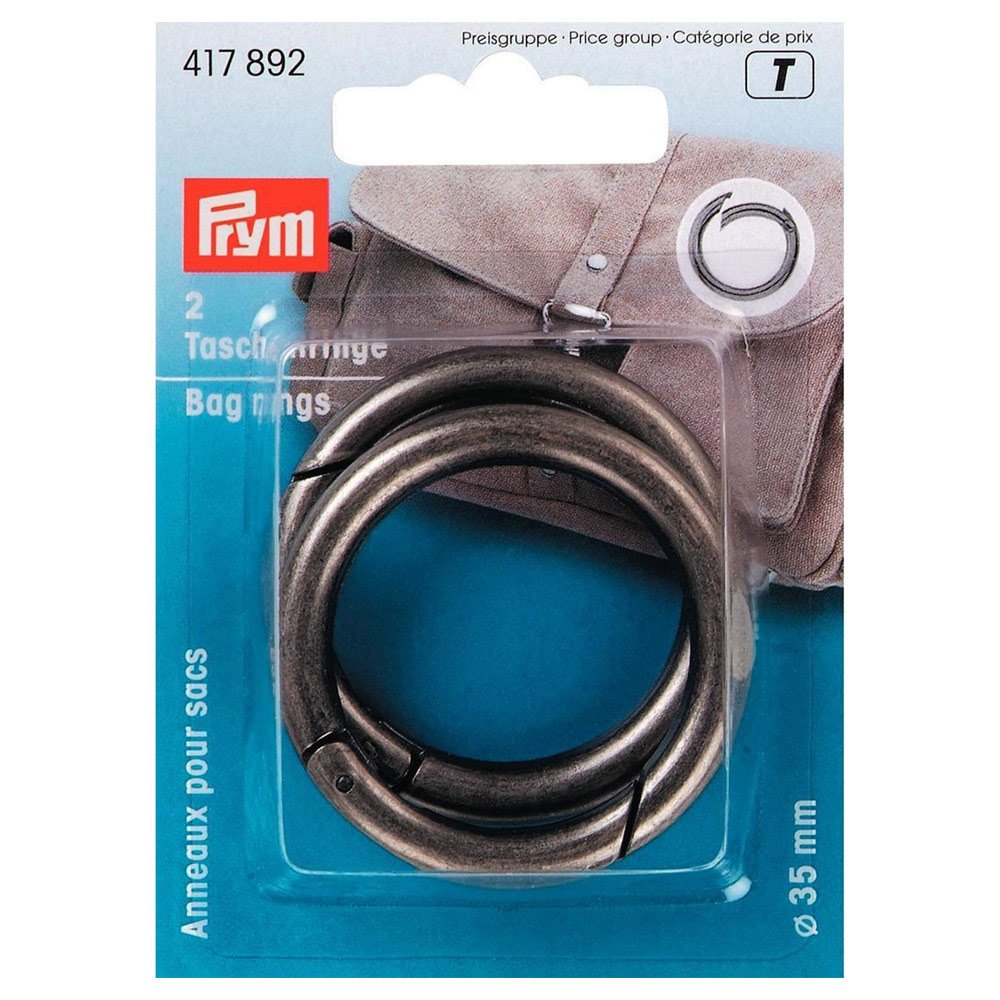 Prym Eyelet Bag Rings, 35mm