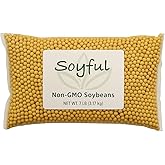 Non GMO Soybeans 7Lbs. Grown 100% in USA, Soy Beans Dry for Tofu and Soy Milk, Soybean Dry in Bulk, Identity Preserved (IP)