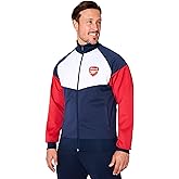Arsenal F.C. Mens Zip Up Track Jacket with Pockets