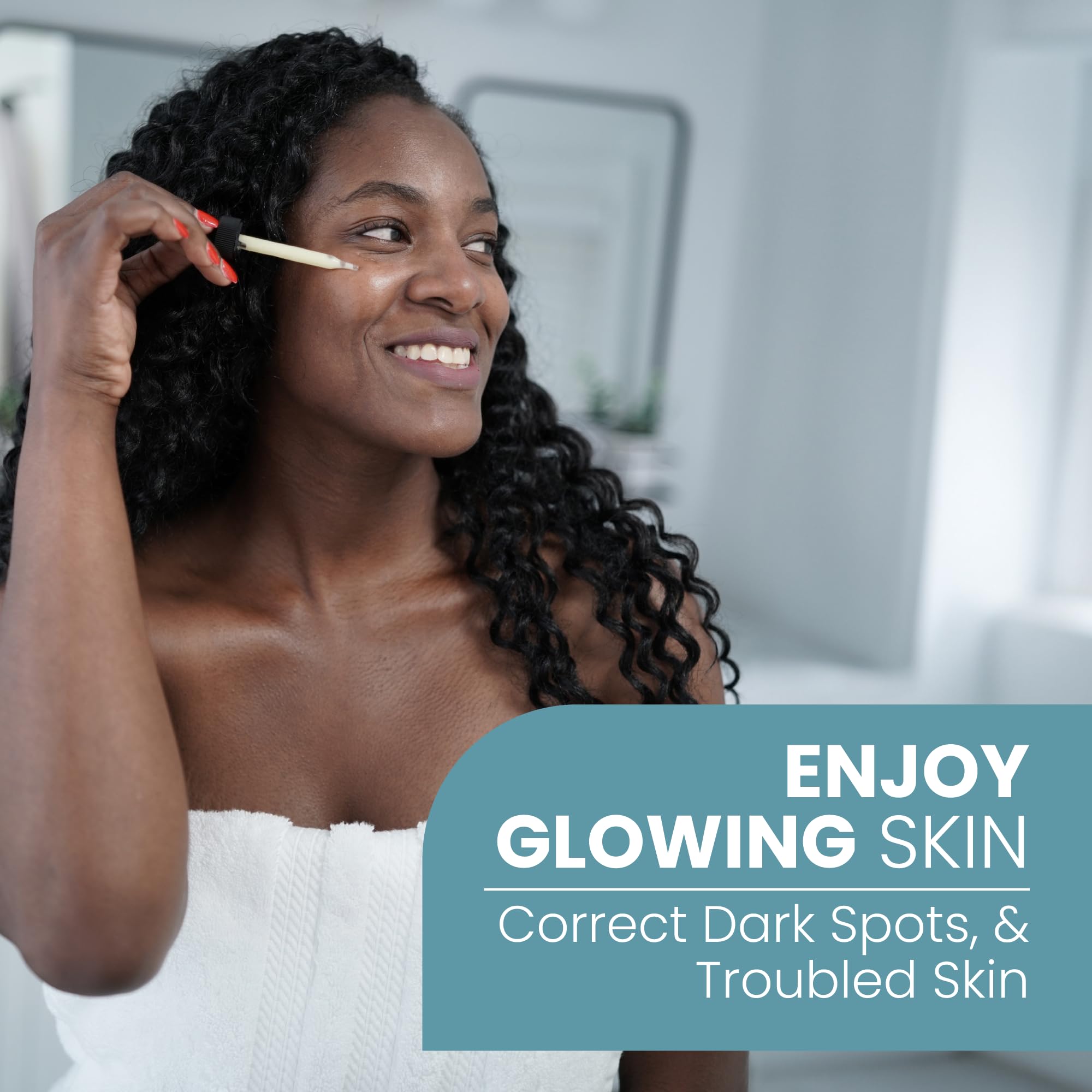 Eva Naturals Vitamin C Face Serum With Hyaluronic Acid Anti Aging