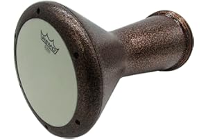 New ! Sombaty Darbuka Drum Gawharet El Fan 19.5" Metal Doumbek GEF Sombaty (Cooper + Remo Renaissance Drum Head)