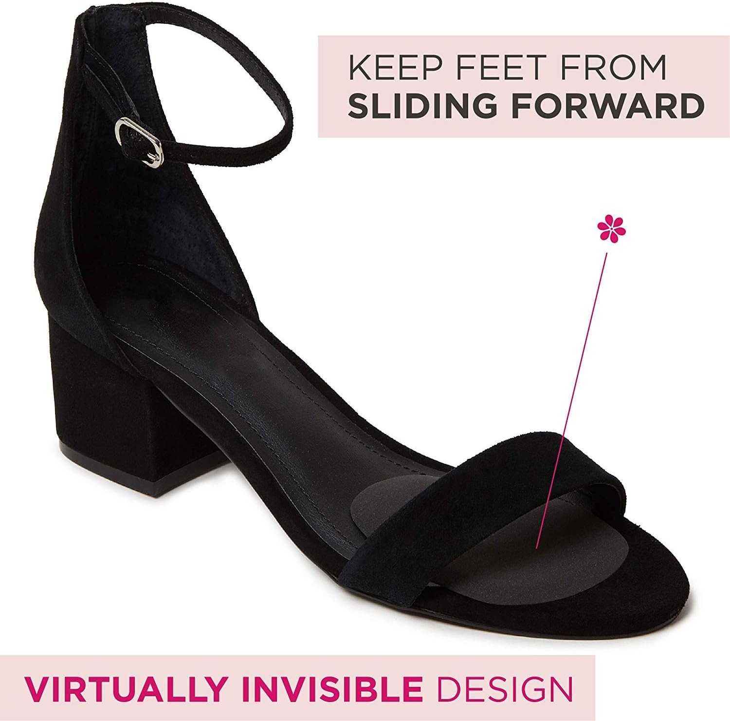Foot Petals Fancy Feet Ball-of-Foot Cushions - Cushioned Ball of Foot Inserts for High Heels and Other Uncomfortable Shoes: Shoes