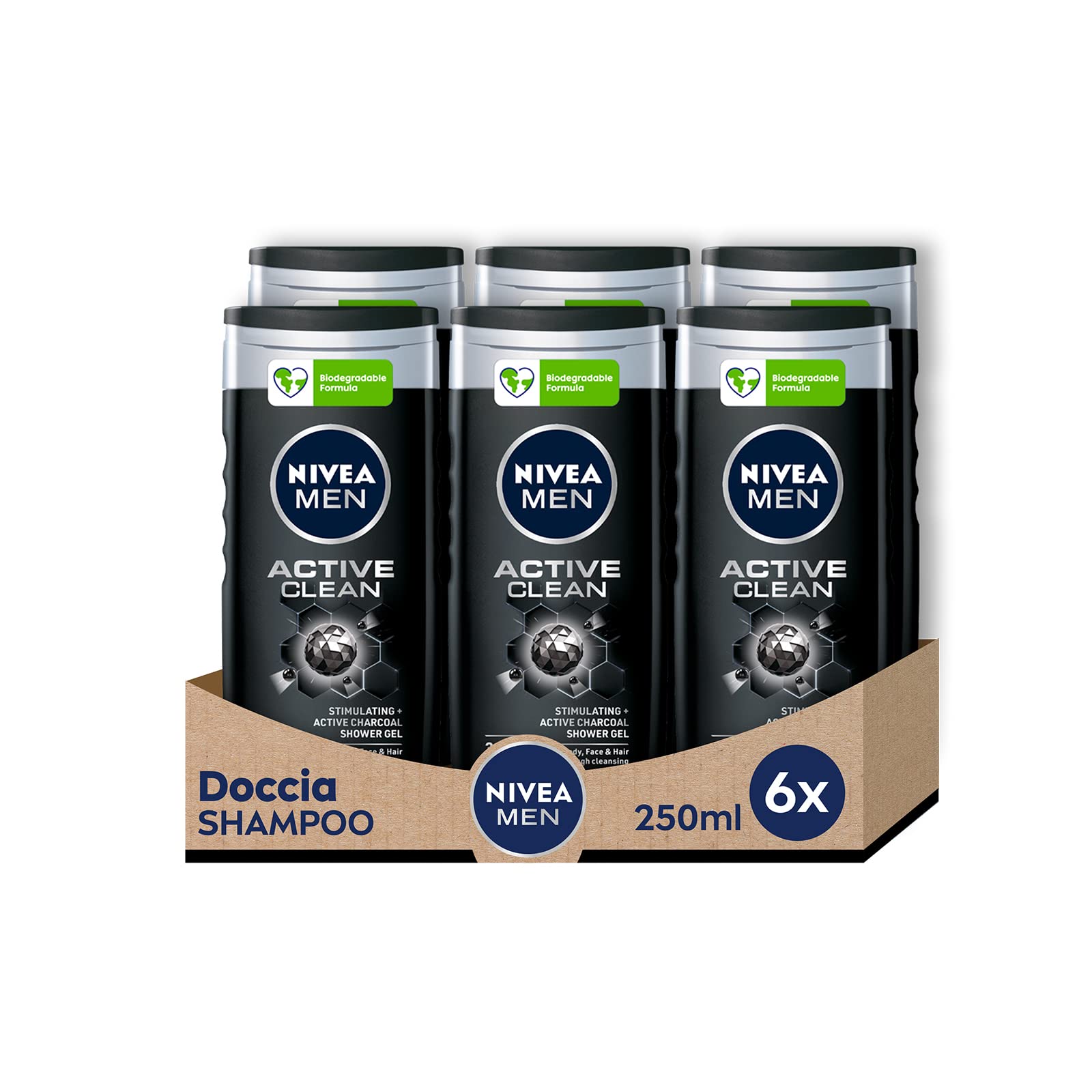 Nivea Men Shampoo, 6 Packs