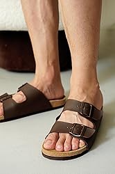 Project Cloud Genuine Leather Mens Sandals with