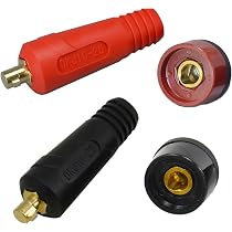 Dinse 35-50 DINSE Panel Socket & Cable Plug Connector Set 200-300 Amp PSCP3555
