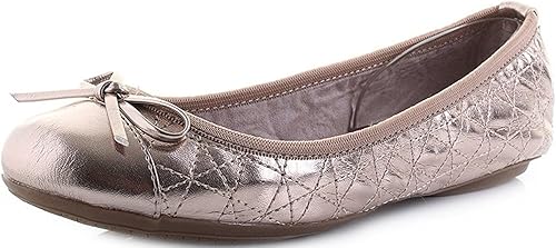 rose gold flat shoes uk