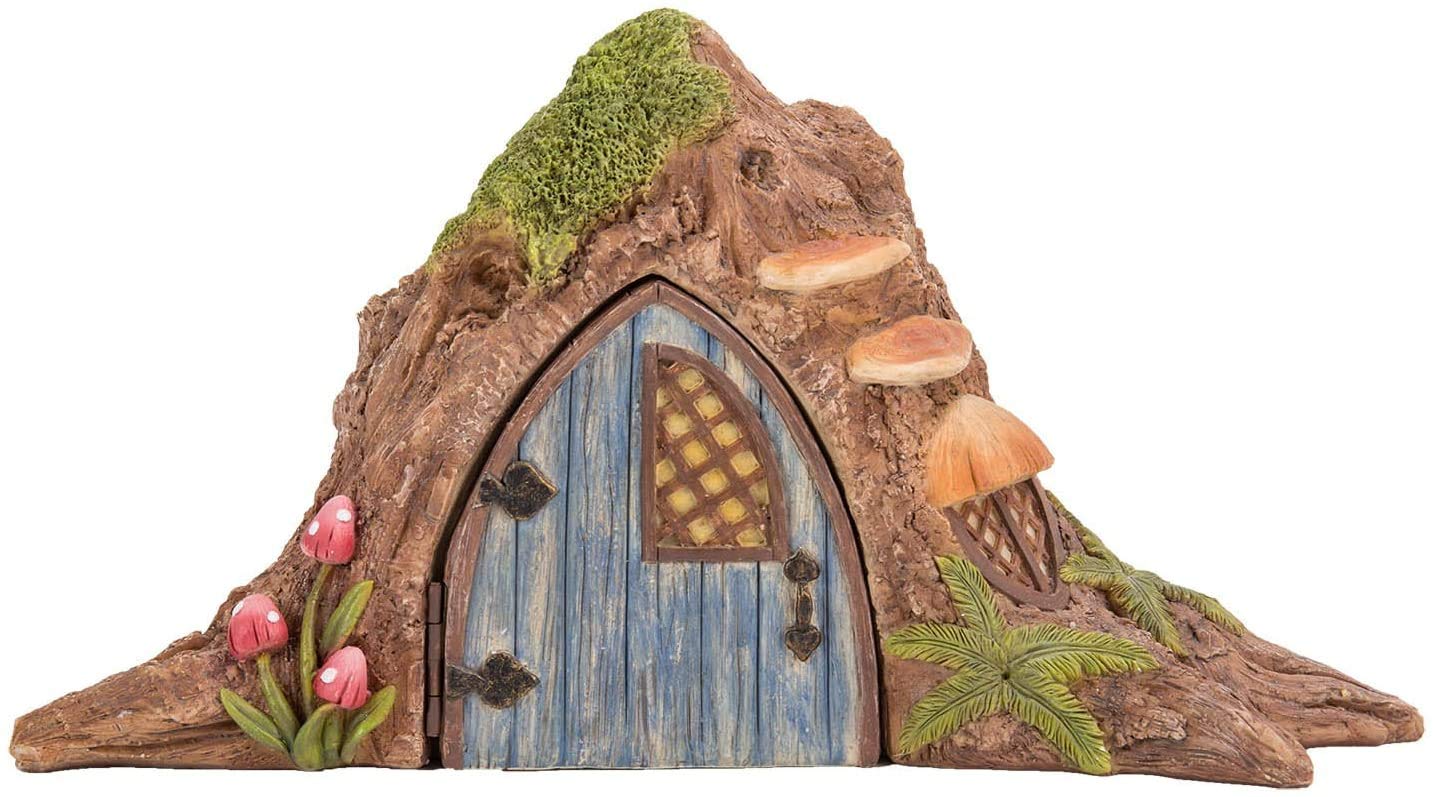 Miniature World Opening Tree Trunk Fairy Garden Decoration (MW06-017)
