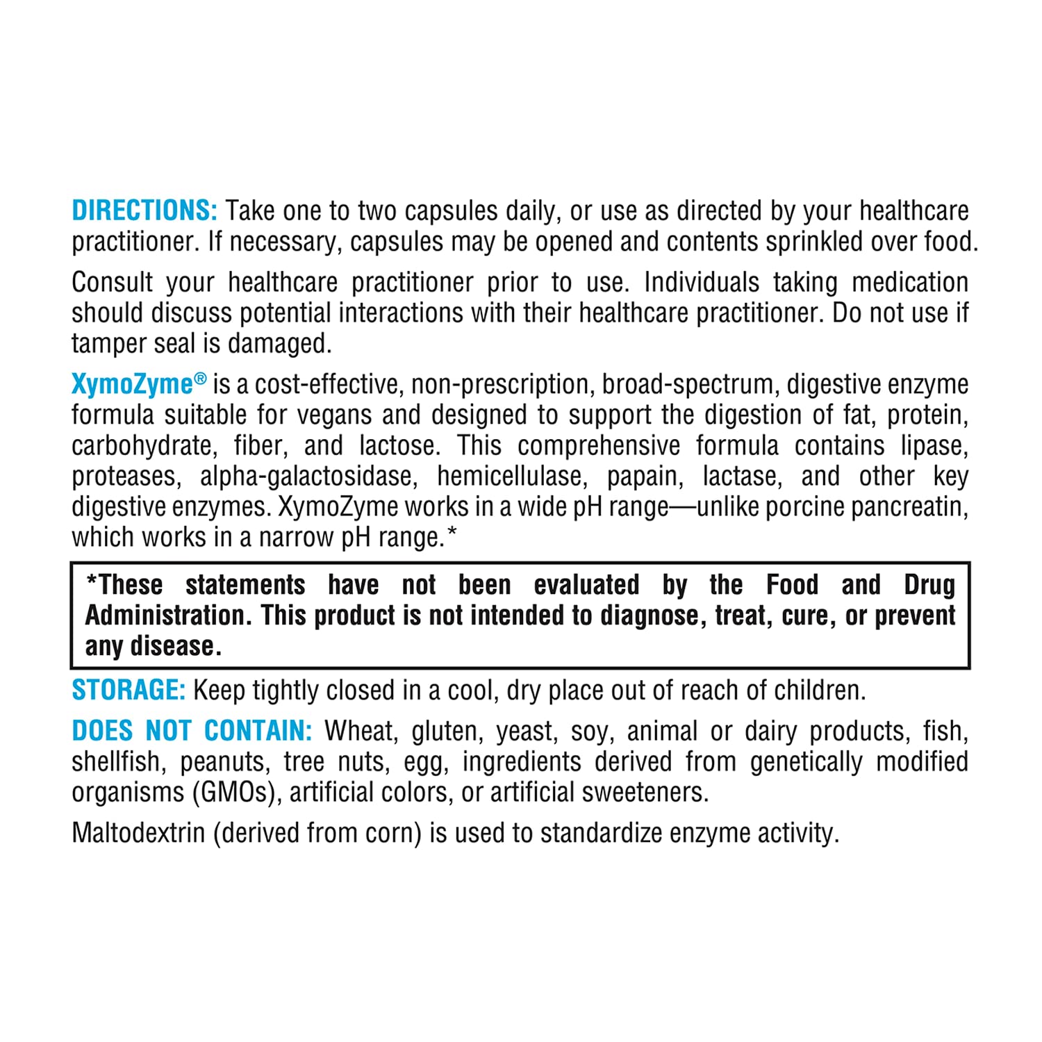 Mua XYMOGEN XymoZyme Vegan Digestive Enzymes for Gut Health