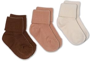 Woolino Wool Baby Socks, Washable Merino Wool Infant Toddler Kids Socks, Newborn to 8 Years (Pack of 3)