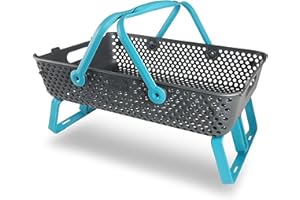 NOOR Gardener's Supply Company Multipurpose Garden Basket | Large Mod Hod for Carrying, Collecting, and Cleaning Vegetable Harvest | Farmers Market Basket